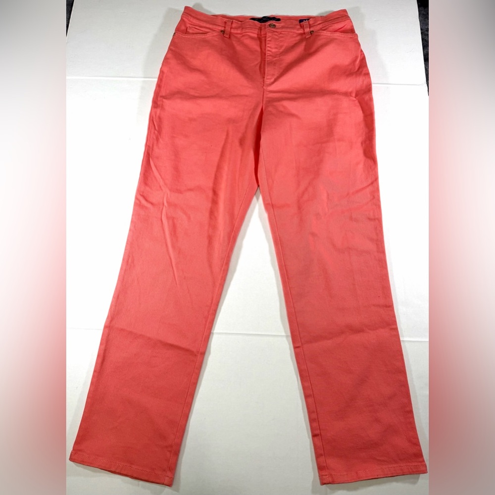 Gloria Vanderbilt Women's Straight Leg Coral Jeans